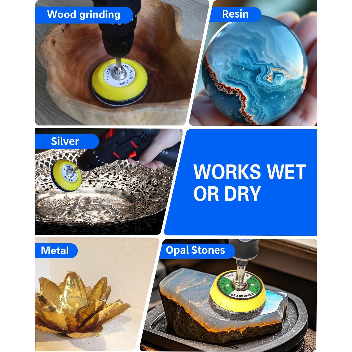 Kit de Discos de Lijado 2" Pomsare 193 Piezas para Restauración