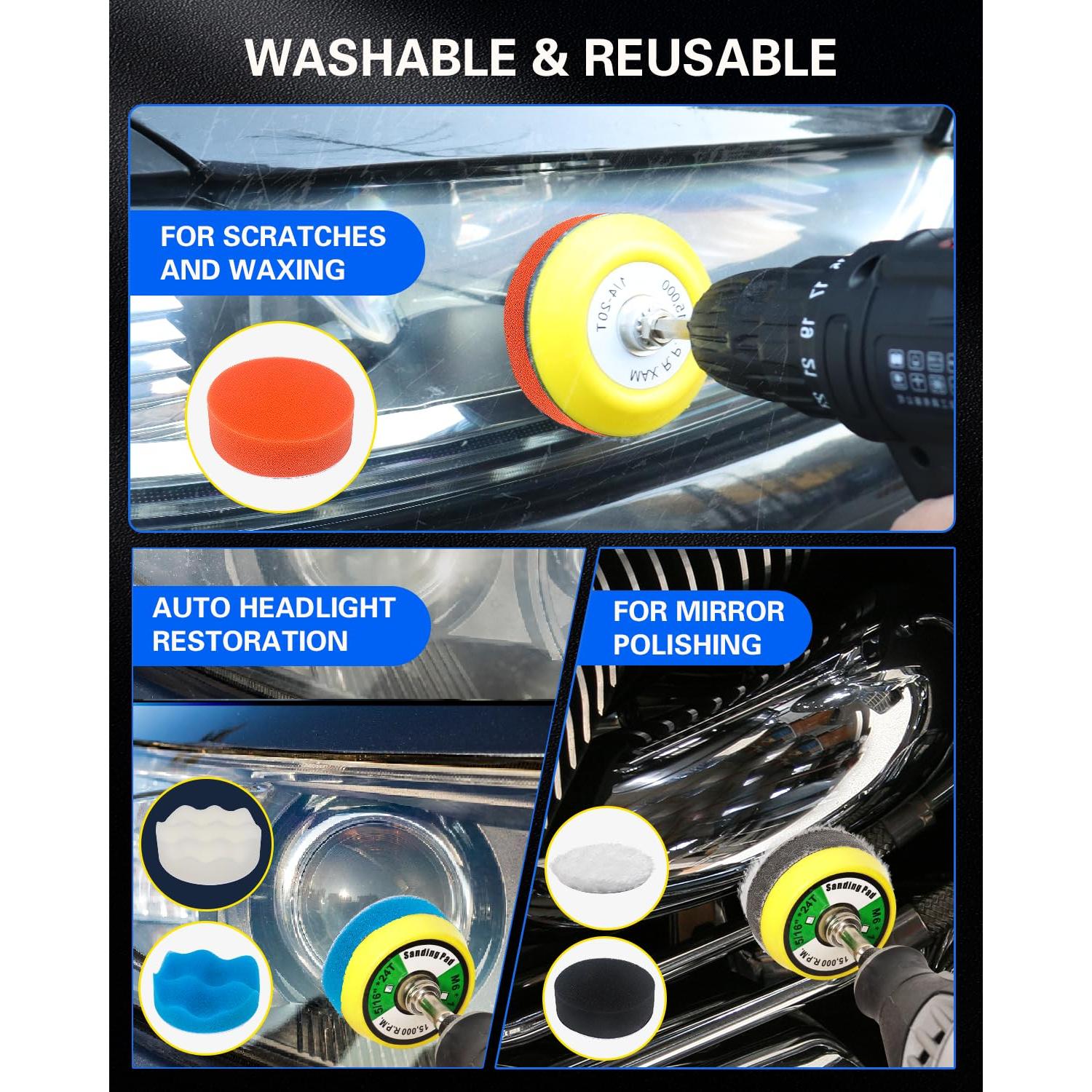 Kit de Discos de Lijado 2" Pomsare 193 Piezas para Restauración