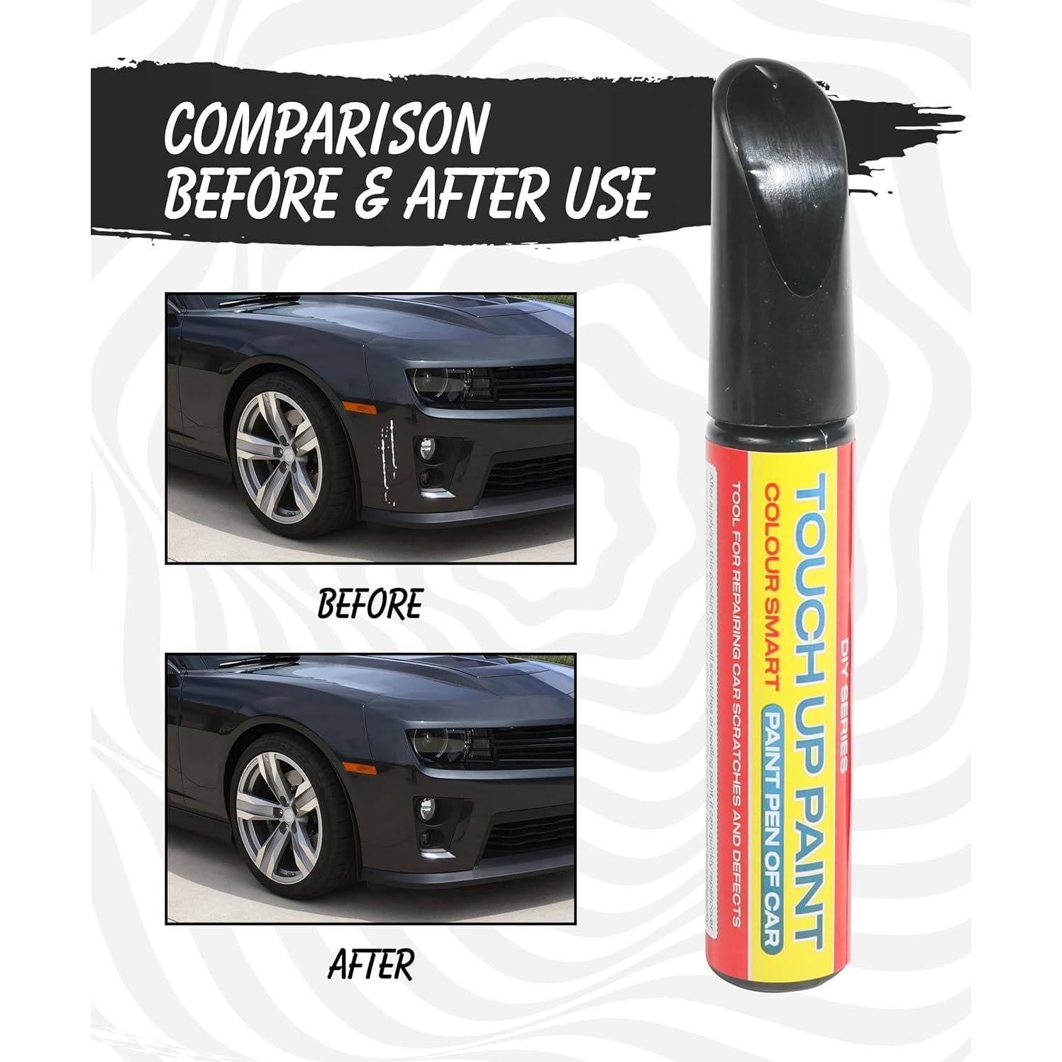 Bolígrafo Reparador de Rayones de Coche Qziulr Negro 1 Onza