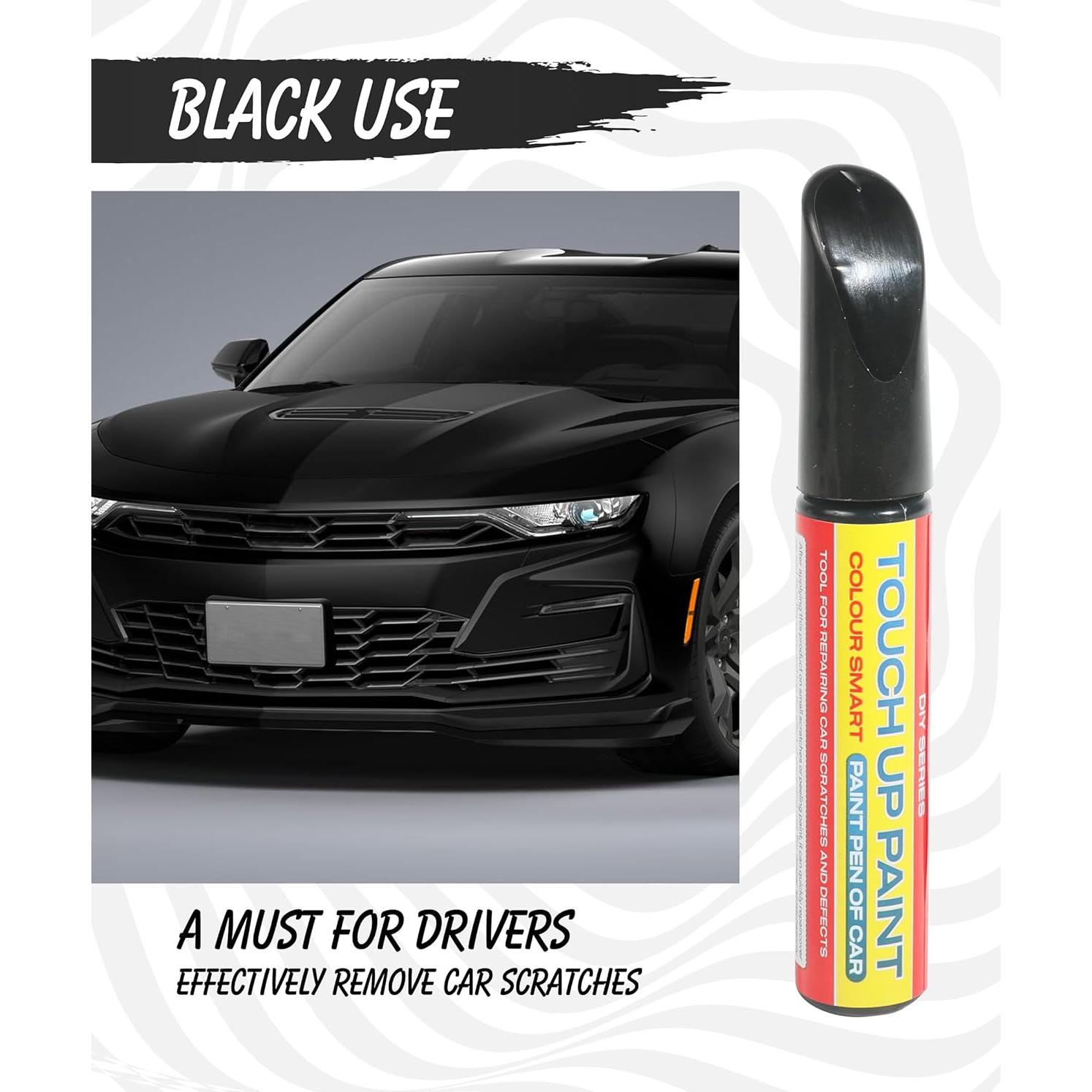 Bolígrafo Reparador de Rayones de Coche Qziulr Negro 1 Onza