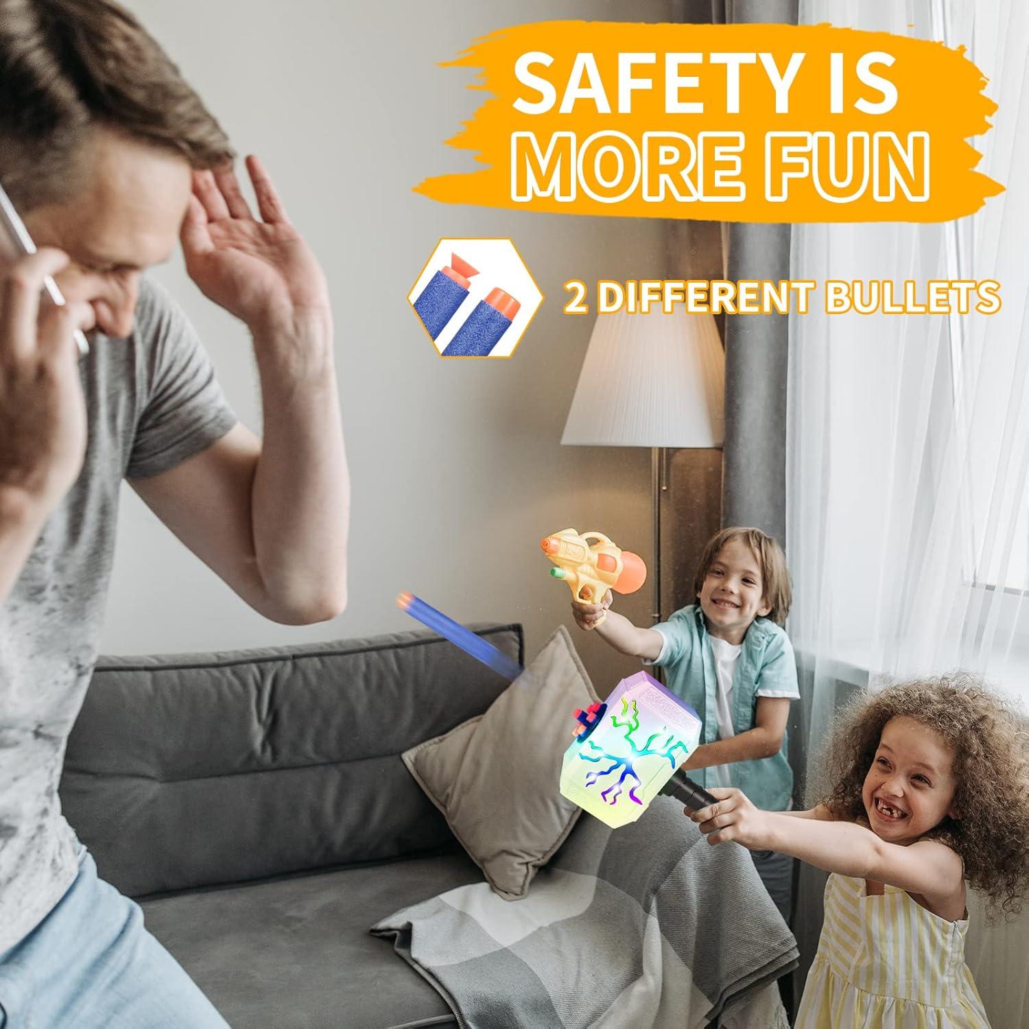 Martillo Lanzador de Dardos Coophit Mjolnir con Luces