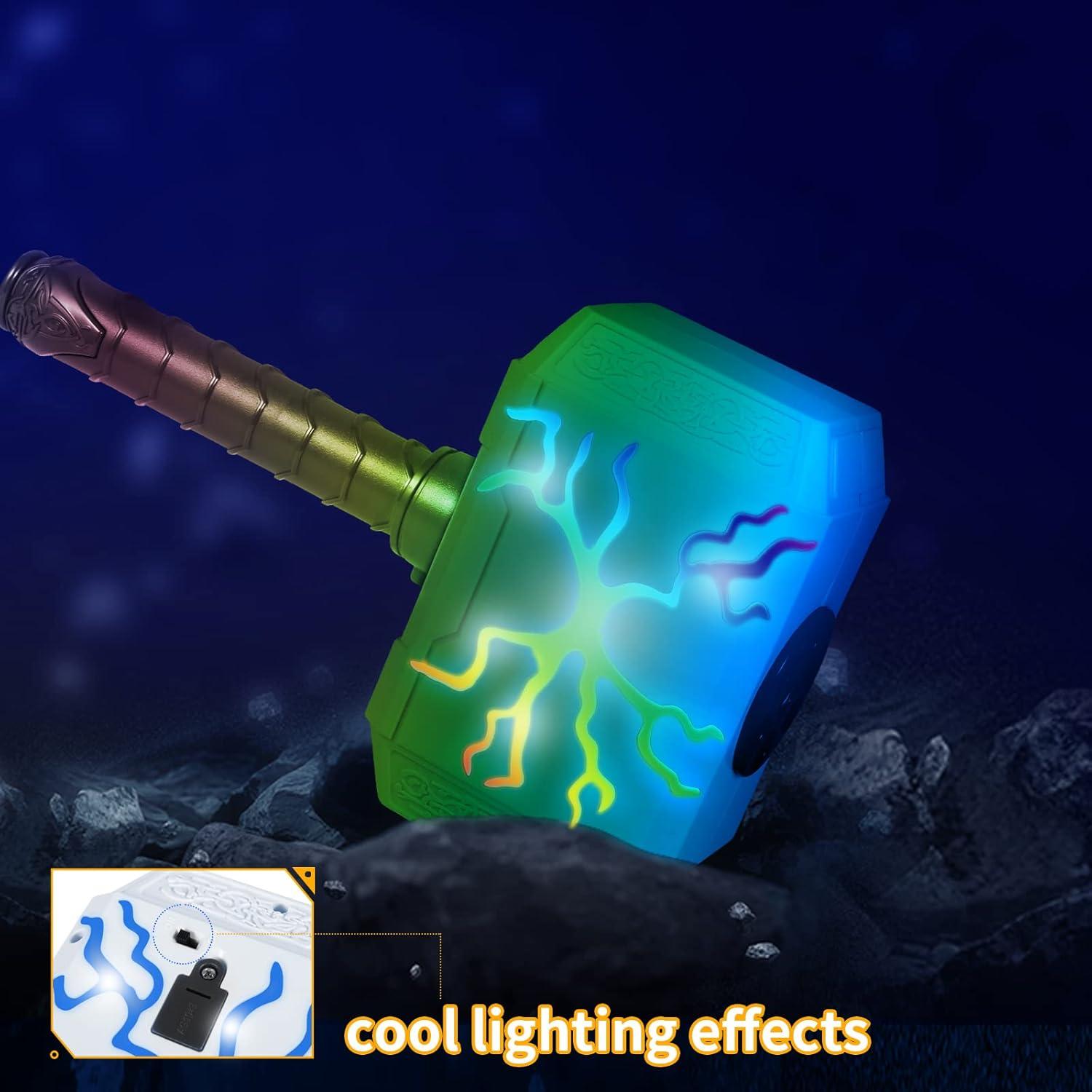 Martillo Lanzador de Dardos Coophit Mjolnir con Luces