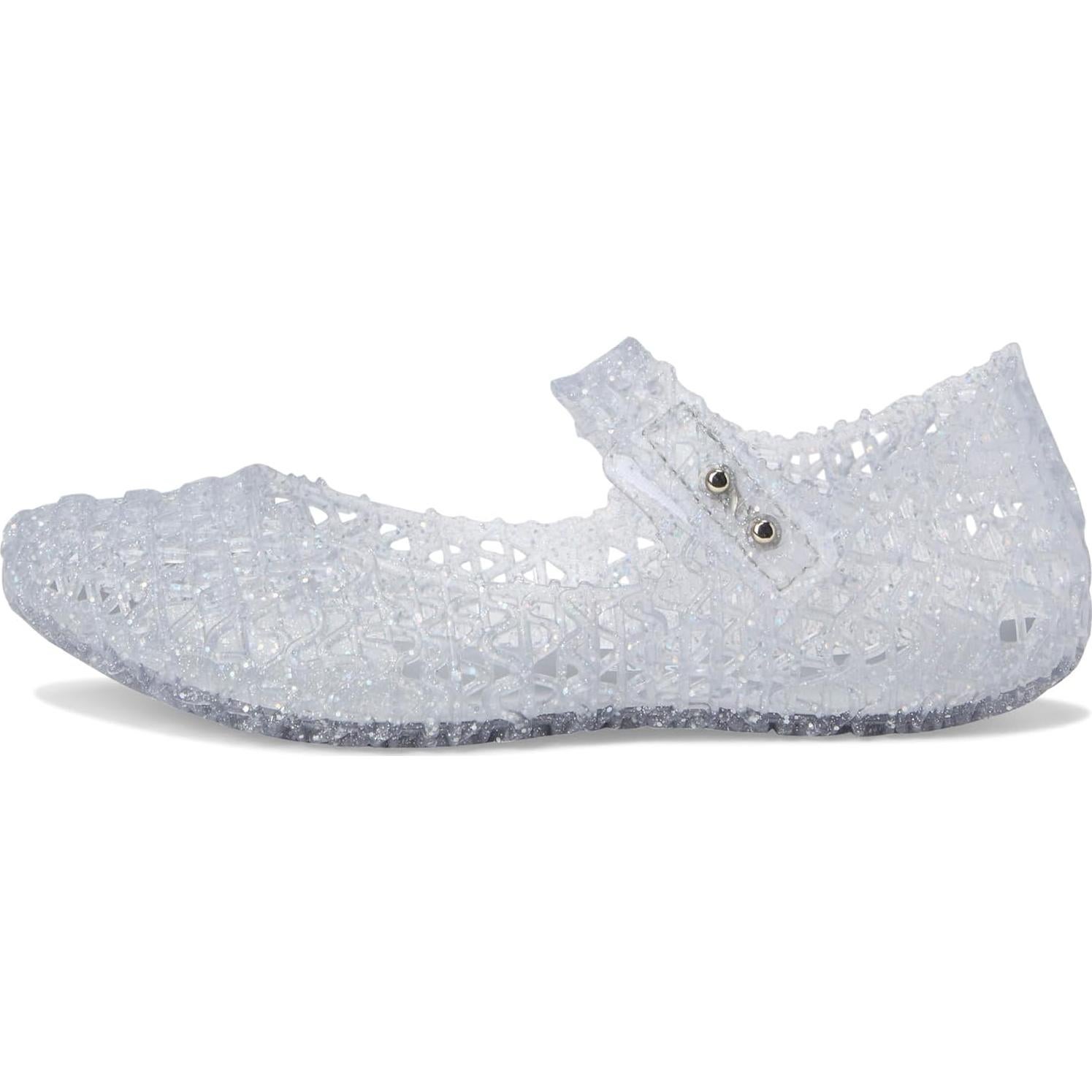 Bailarinas Mini Melissa Campana Papel Niñas Brillo Transparente