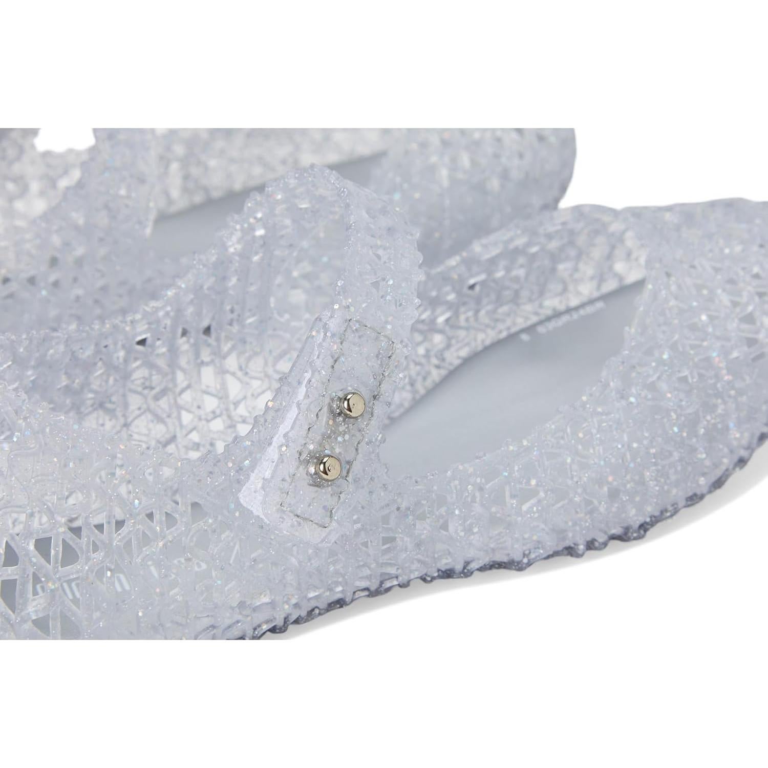 Bailarinas Mini Melissa Campana Papel Niñas Brillo Transparente