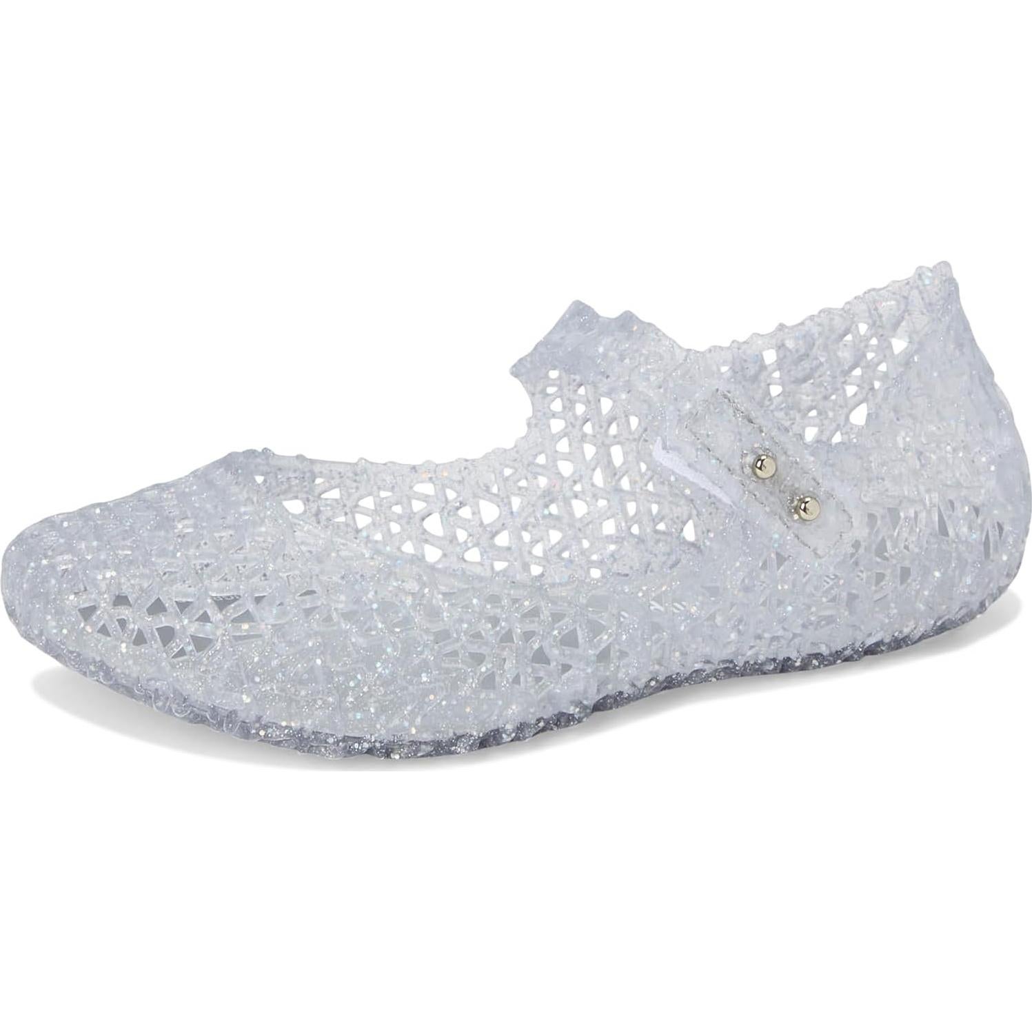 Bailarinas Mini Melissa Campana Papel Niñas Brillo Transparente