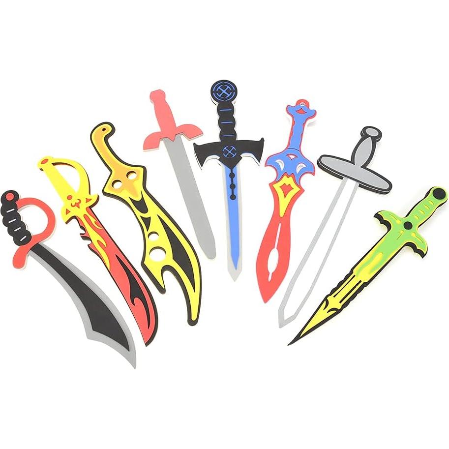 Juego de Espada y Escudo de Espuma PowerTRC 12 Piezas