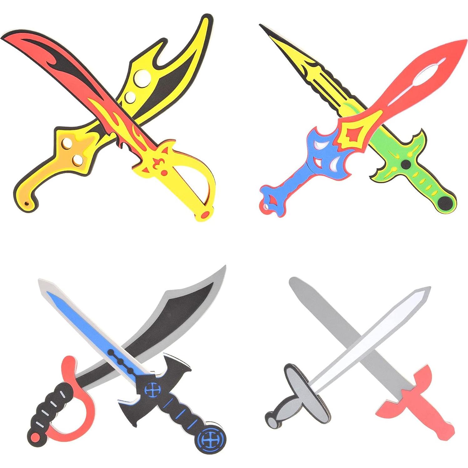 Juego de Espada y Escudo de Espuma PowerTRC 12 Piezas