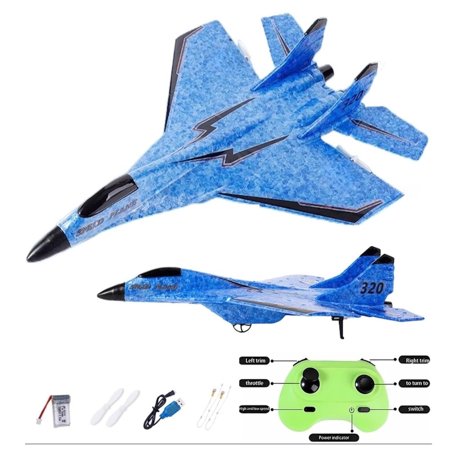 Avión a Control Remoto Inalámbrico Genérico Su-35 con Luces