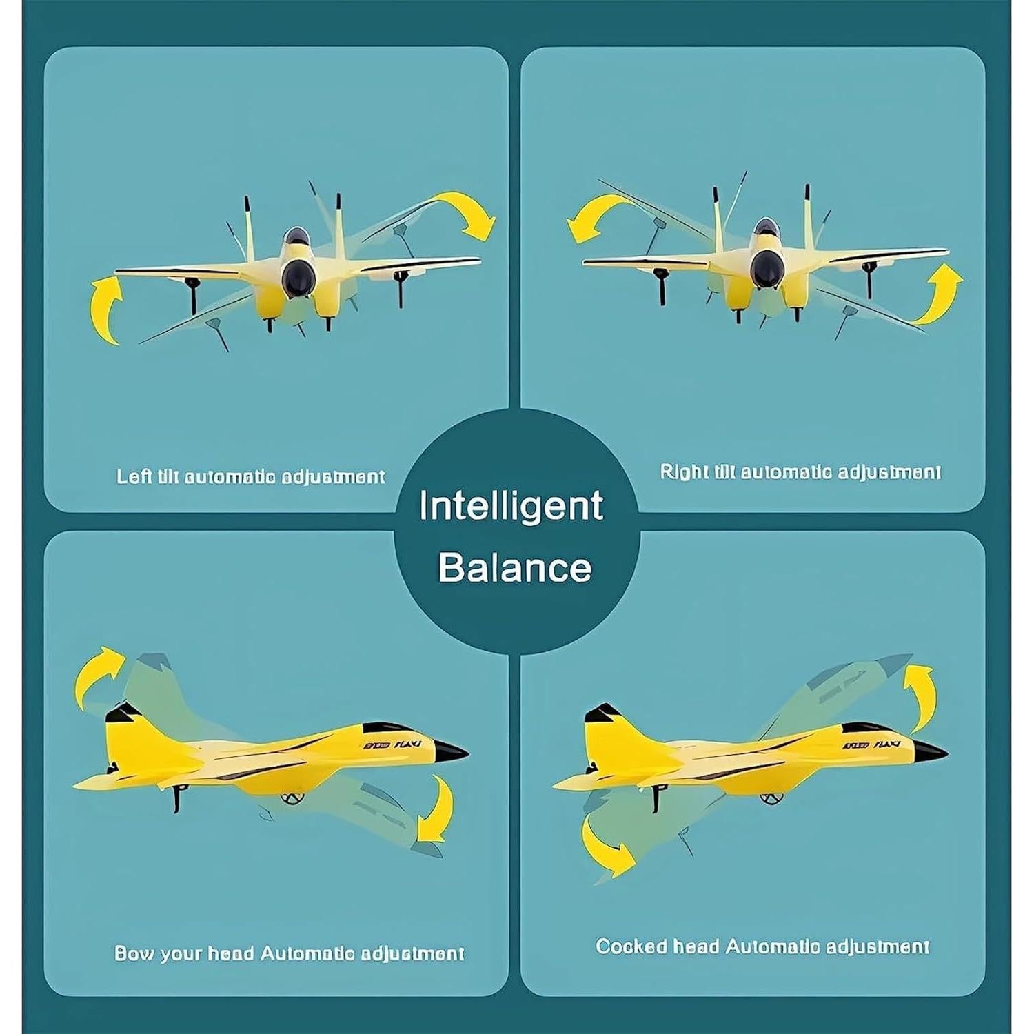 Avión a Control Remoto Inalámbrico Genérico Su-35 con Luces