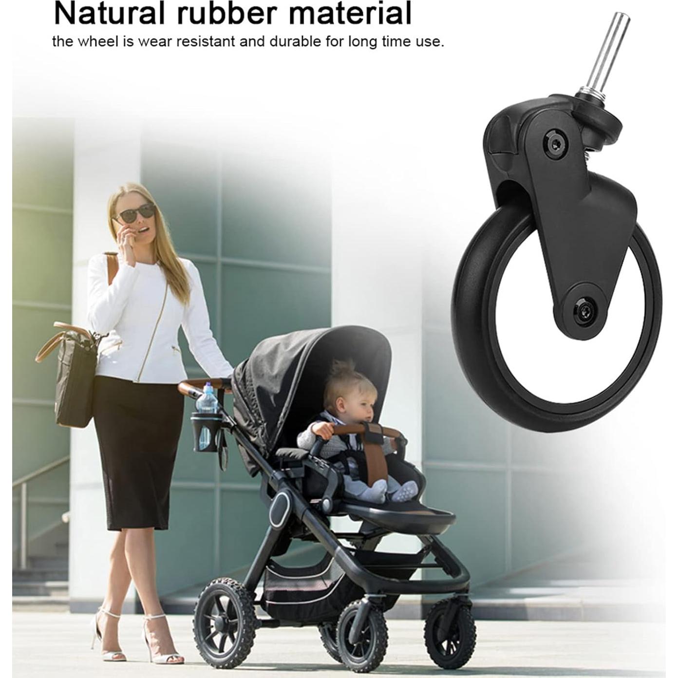 Ruedas de Reemplazo para Carritos de Bebé Yosoo 13 cm