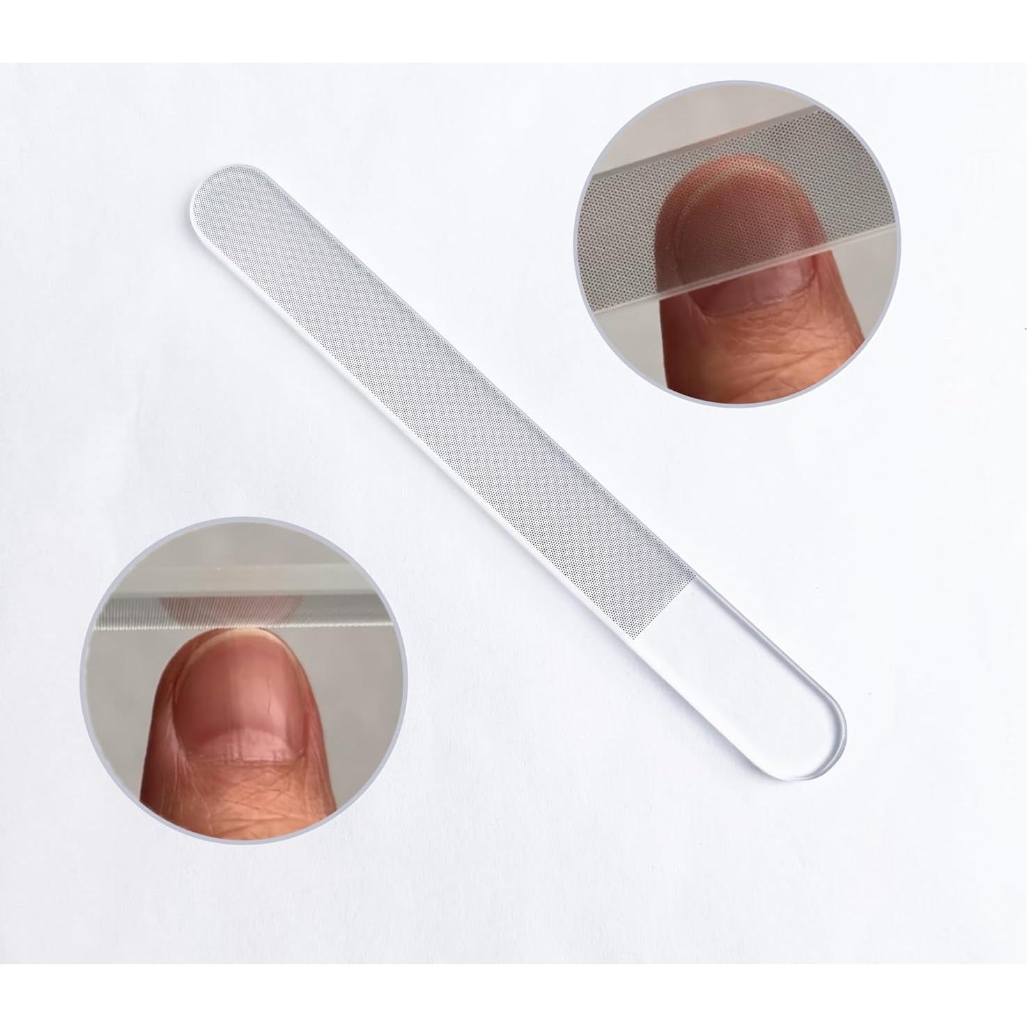 Lima de Uñas de Vidrio YESTAND 12cm Textura Fina