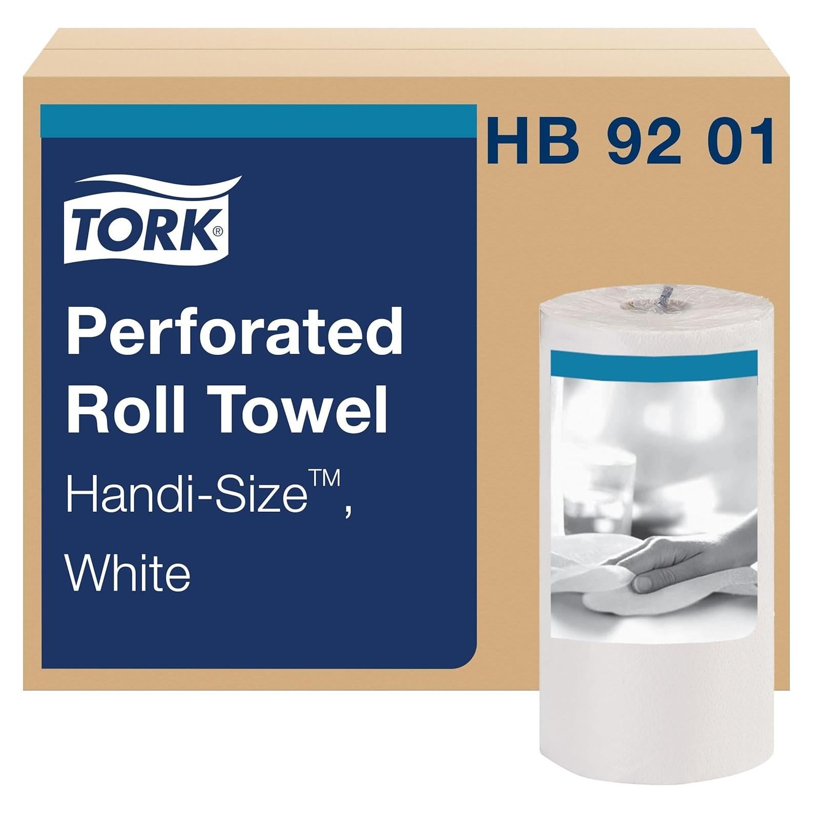 Toalla de Papel Perforada Tork HB9201 Compostable 30 Rollos