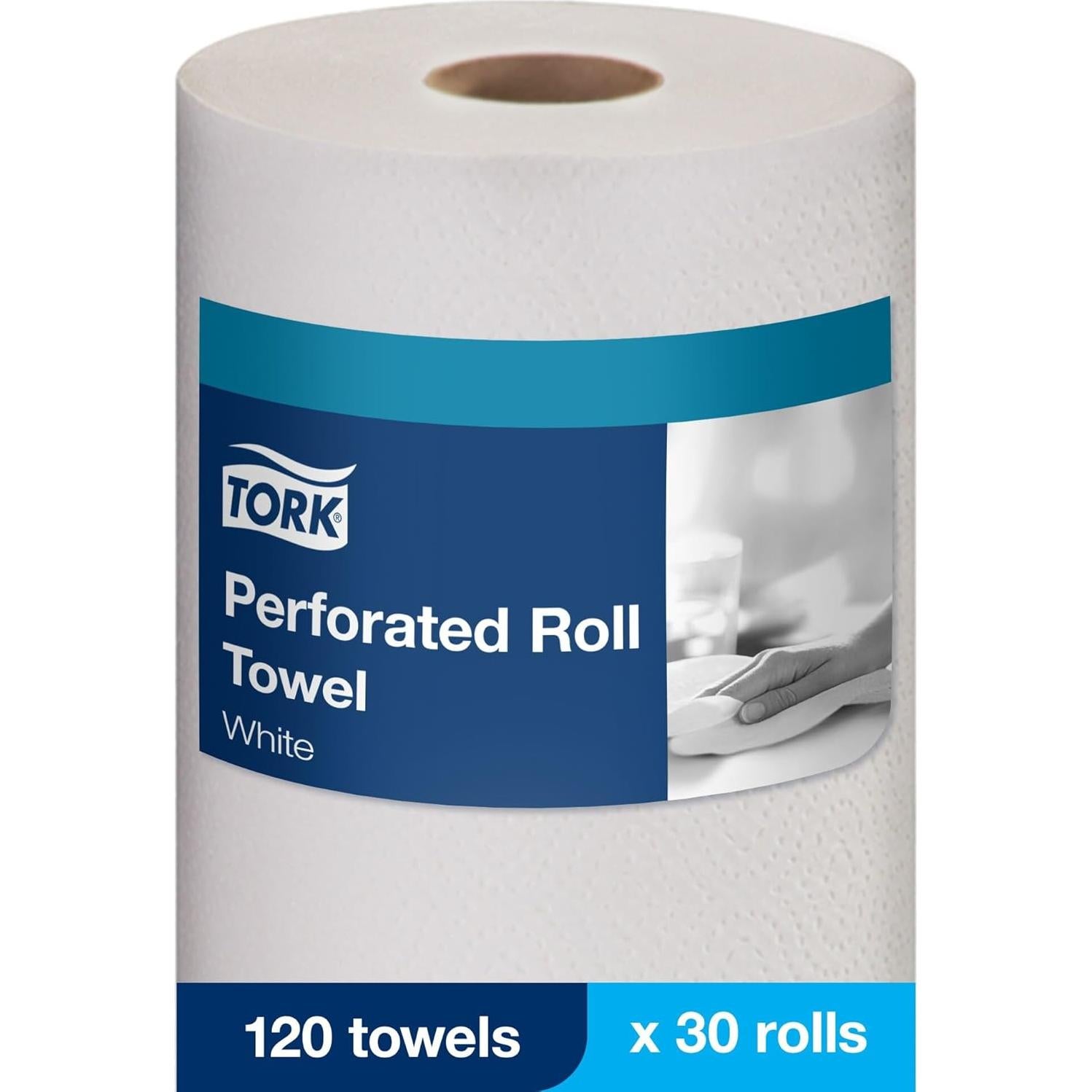 Toalla de Papel Perforada Tork HB9201 Compostable 30 Rollos