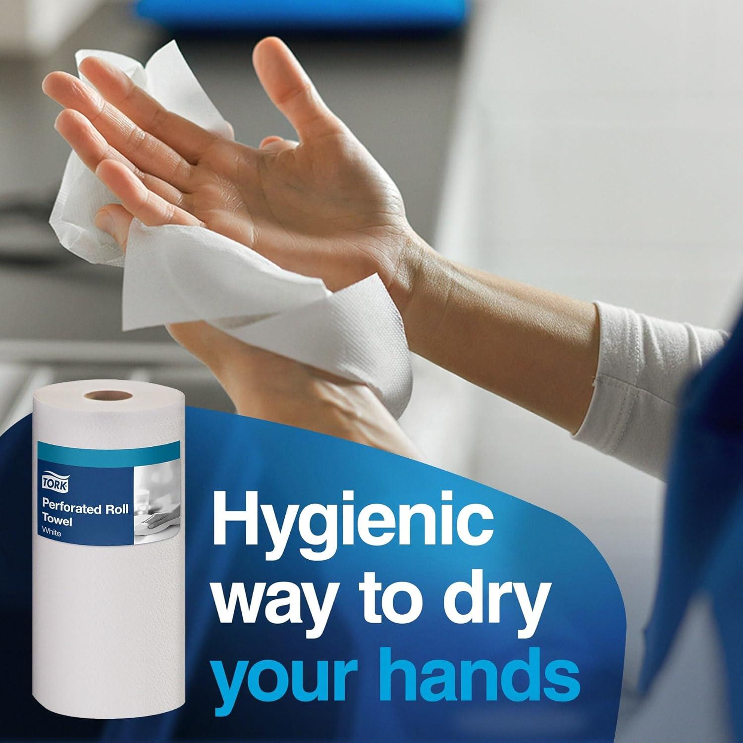 Toalla de Papel Perforada Tork HB9201 Compostable 30 Rollos