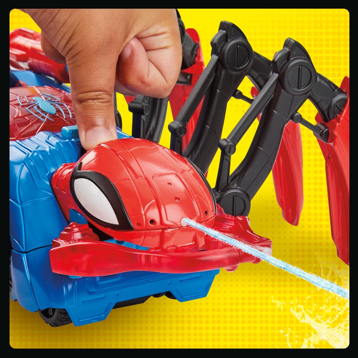 Juego de coches Spider-Man Hasbro con figura y explosión