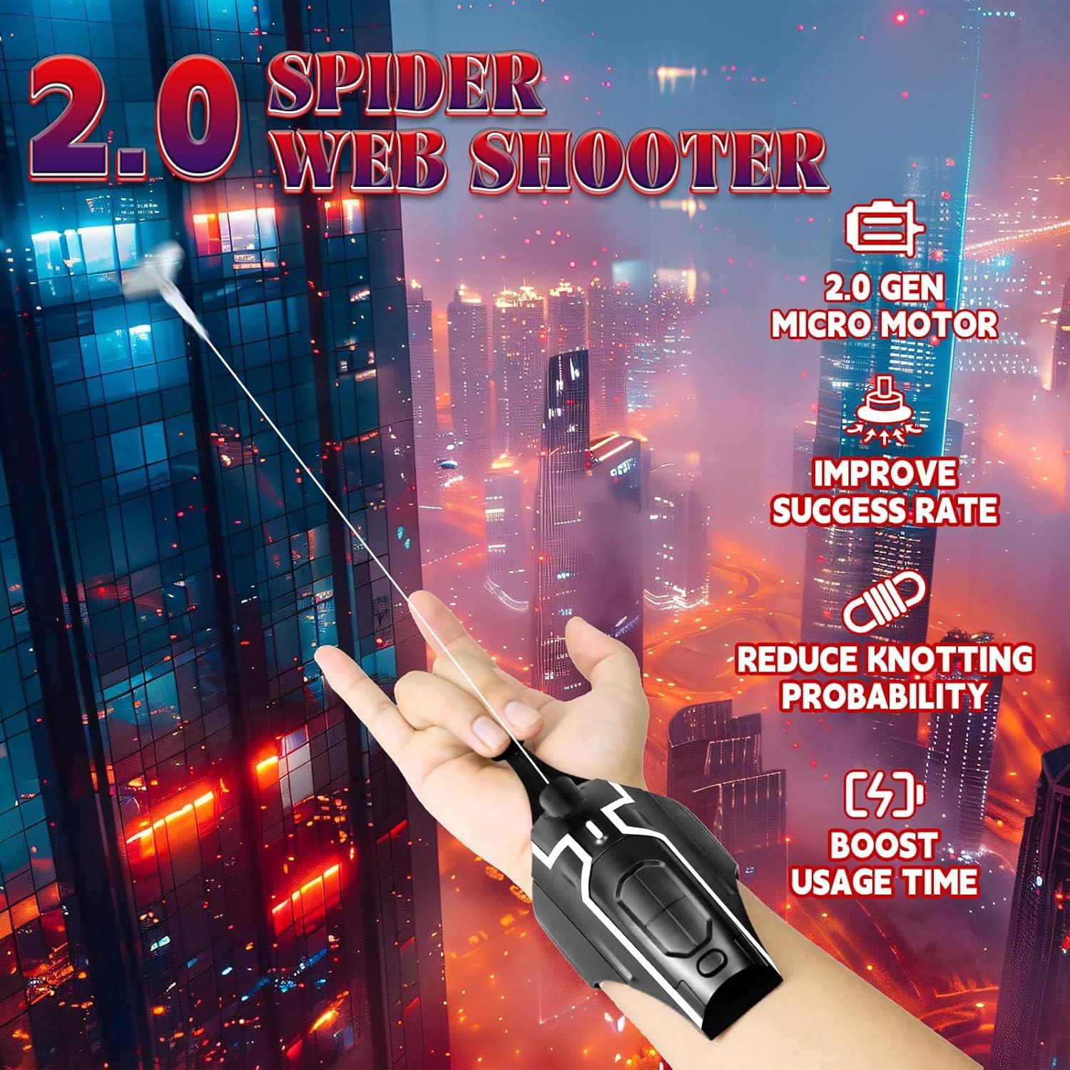 Lanzador de Telarañas AQEWK 2.0 para Niños 2,59 m