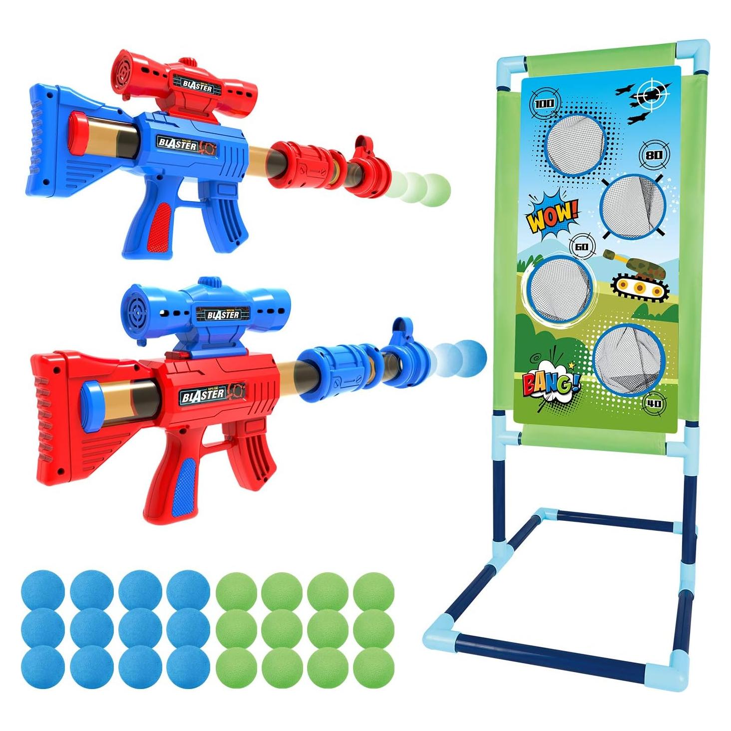 Juego de Tiro SpringFlower 2pk Pistolas con Balas de Espuma