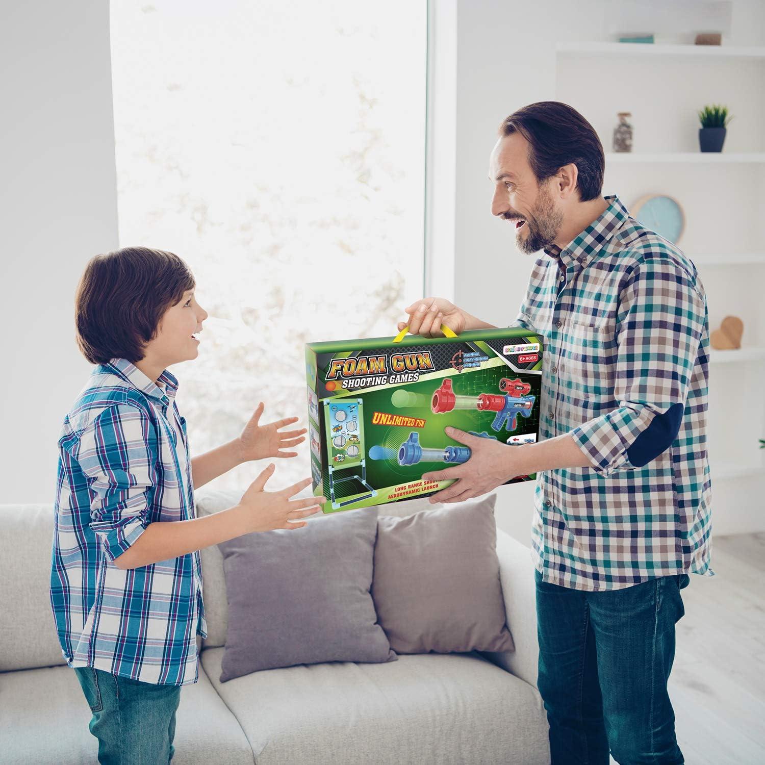 Juego de Tiro SpringFlower 2pk Pistolas con Balas de Espuma