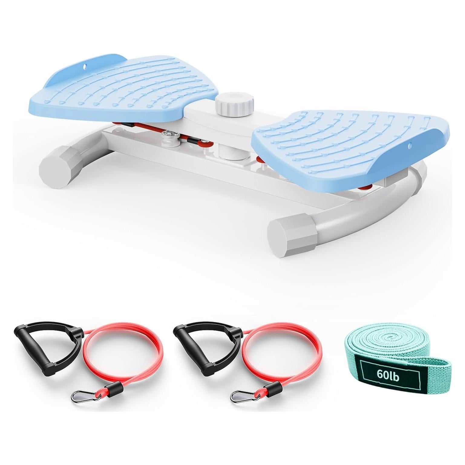 Máquina de Torsión de Cintura Zieuyend Azul con Banda de Resistencia