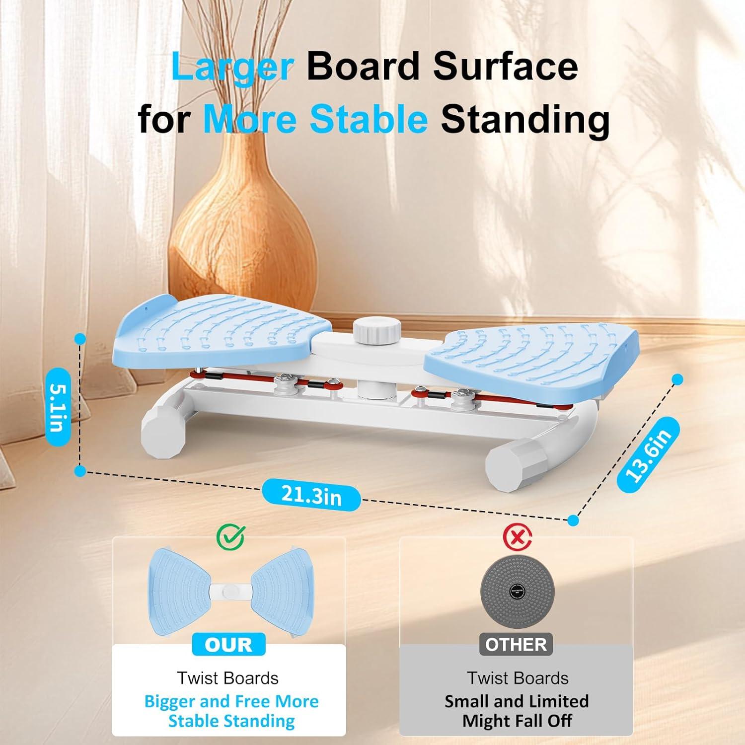 Máquina de Torsión de Cintura Zieuyend Azul con Banda de Resistencia