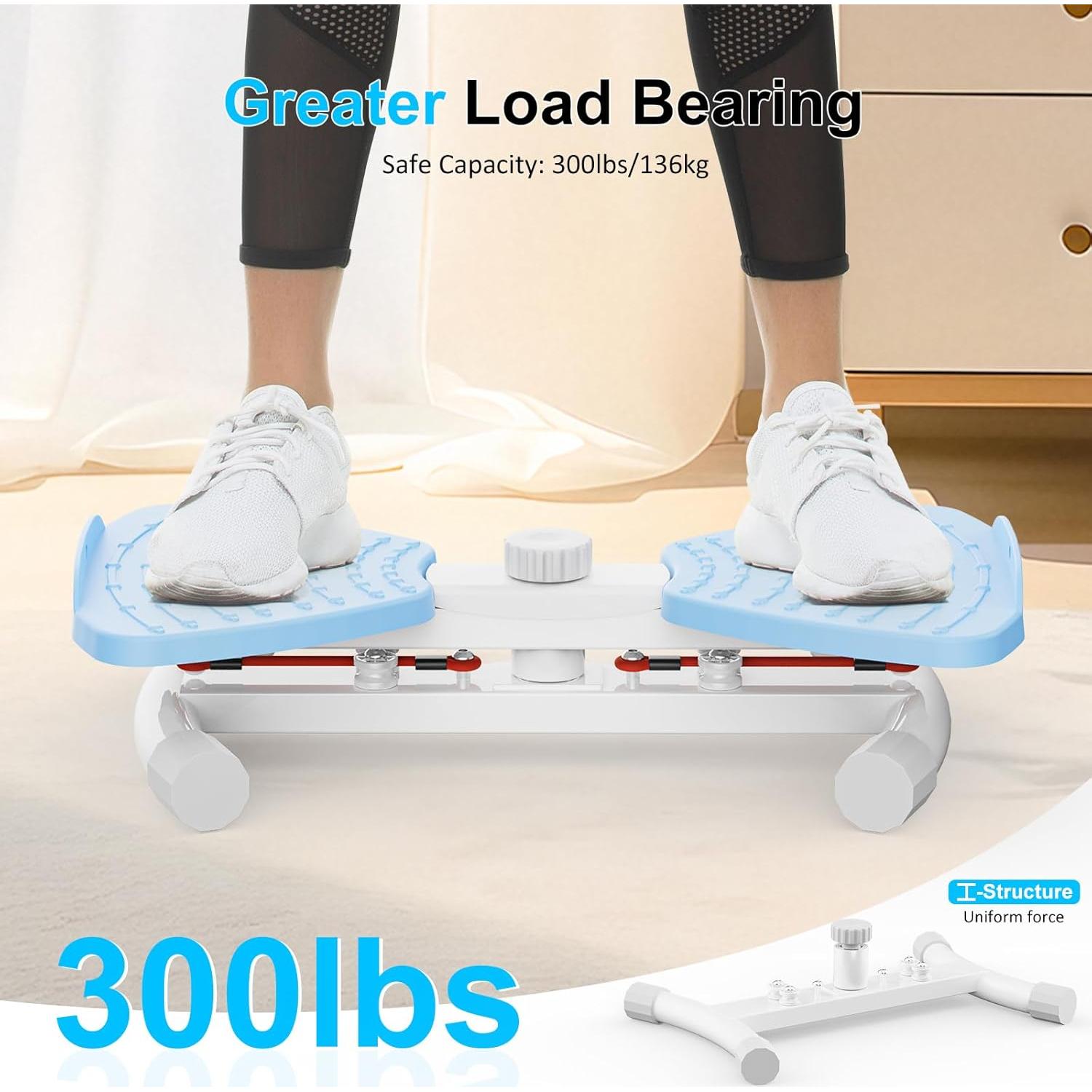 Máquina de Torsión de Cintura Zieuyend Azul con Banda de Resistencia