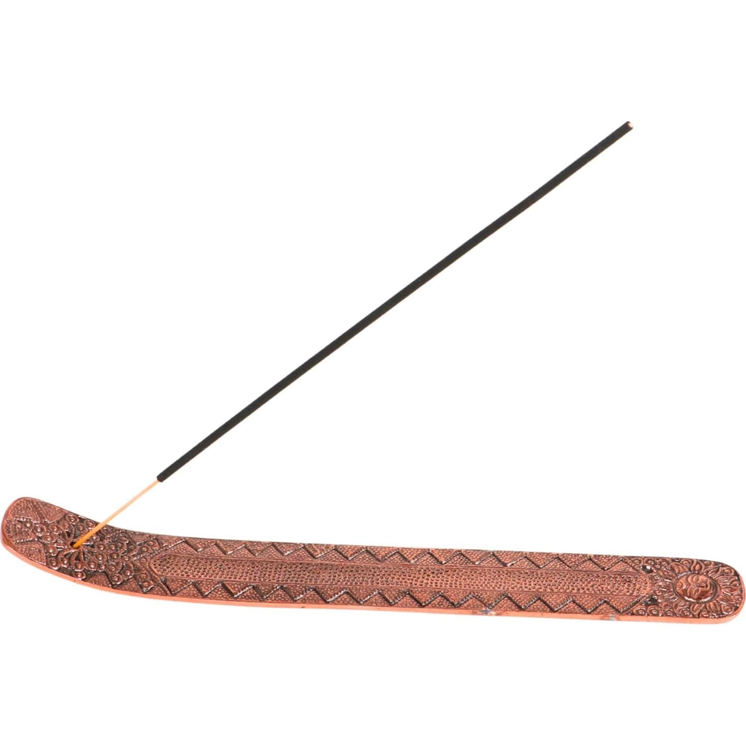 Soporte de Incienso Hosley de Aluminio Cobre Antiguo 24 cm