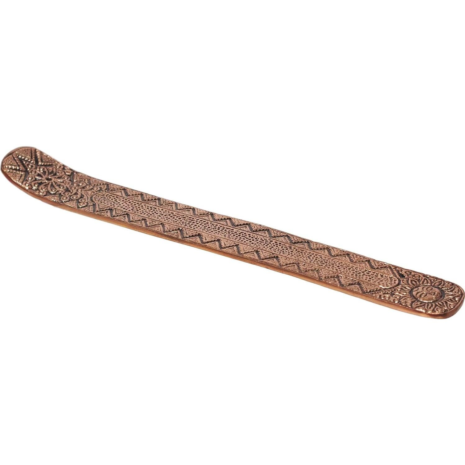 Soporte de Incienso Hosley de Aluminio Cobre Antiguo 24 cm