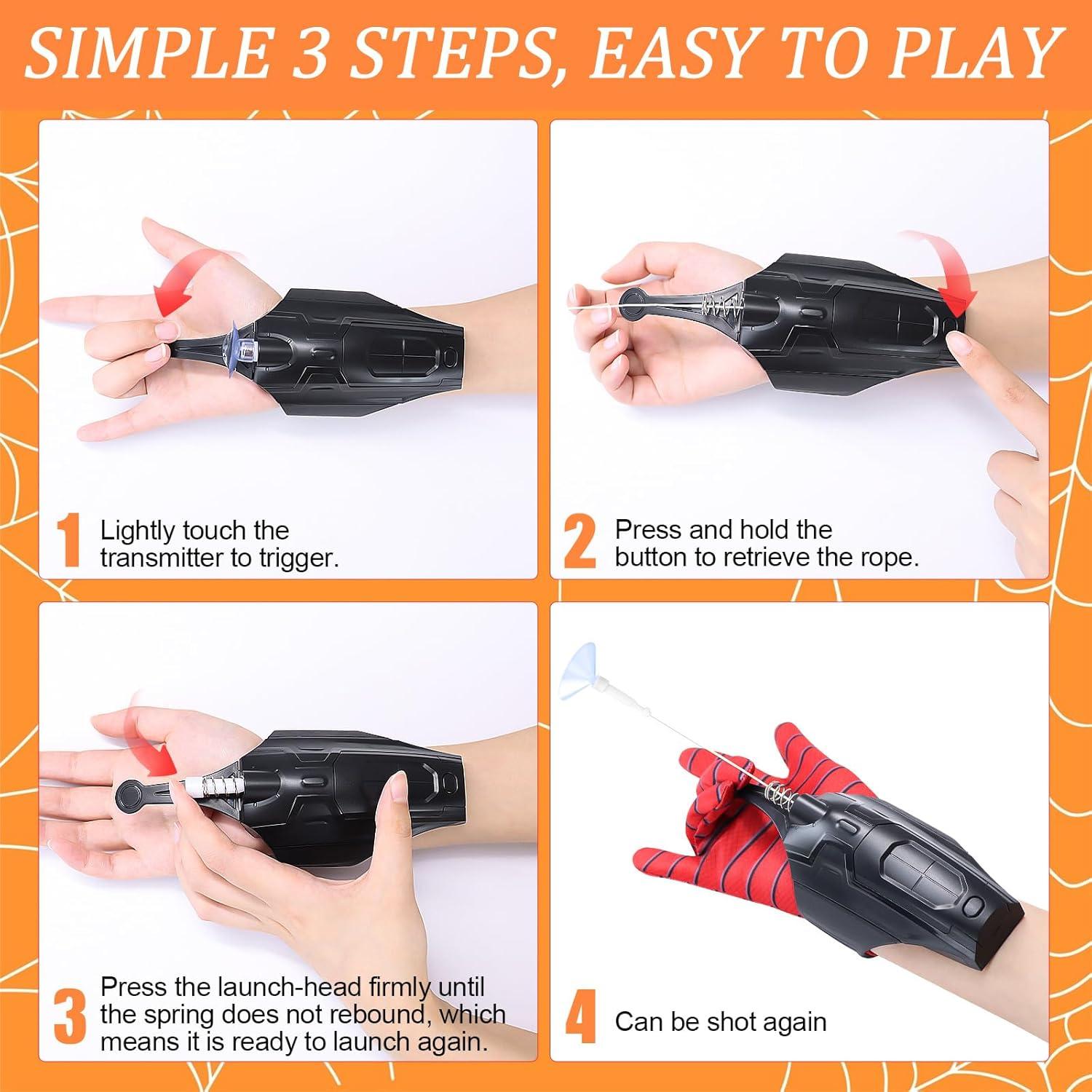 Lanzador de Telarañas Lumhew V2 - Juguete Educativo para Niños