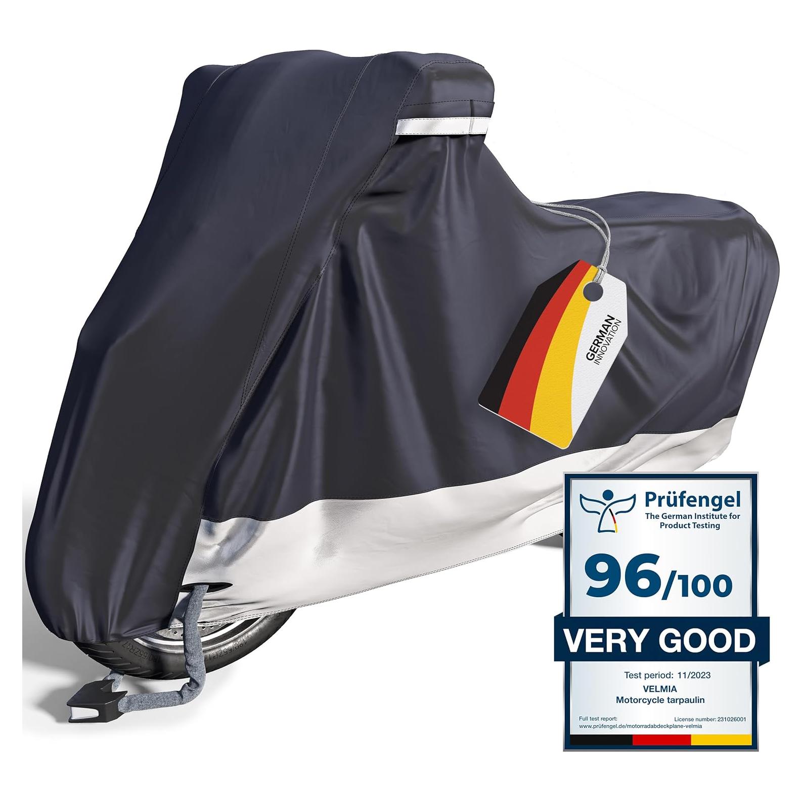 Funda para motocicleta VELMIA impermeable y resistente al calor