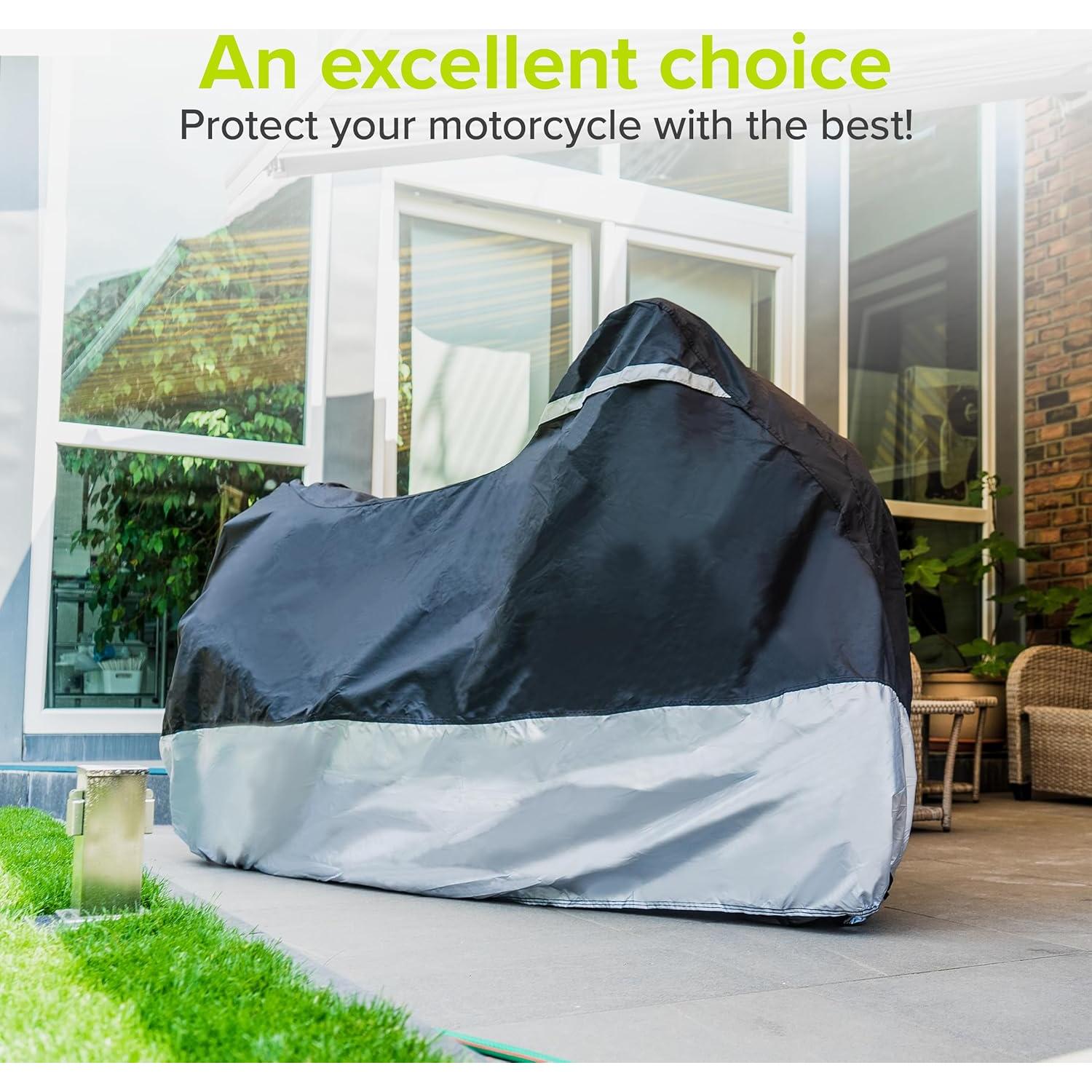 Funda para motocicleta VELMIA impermeable y resistente al calor