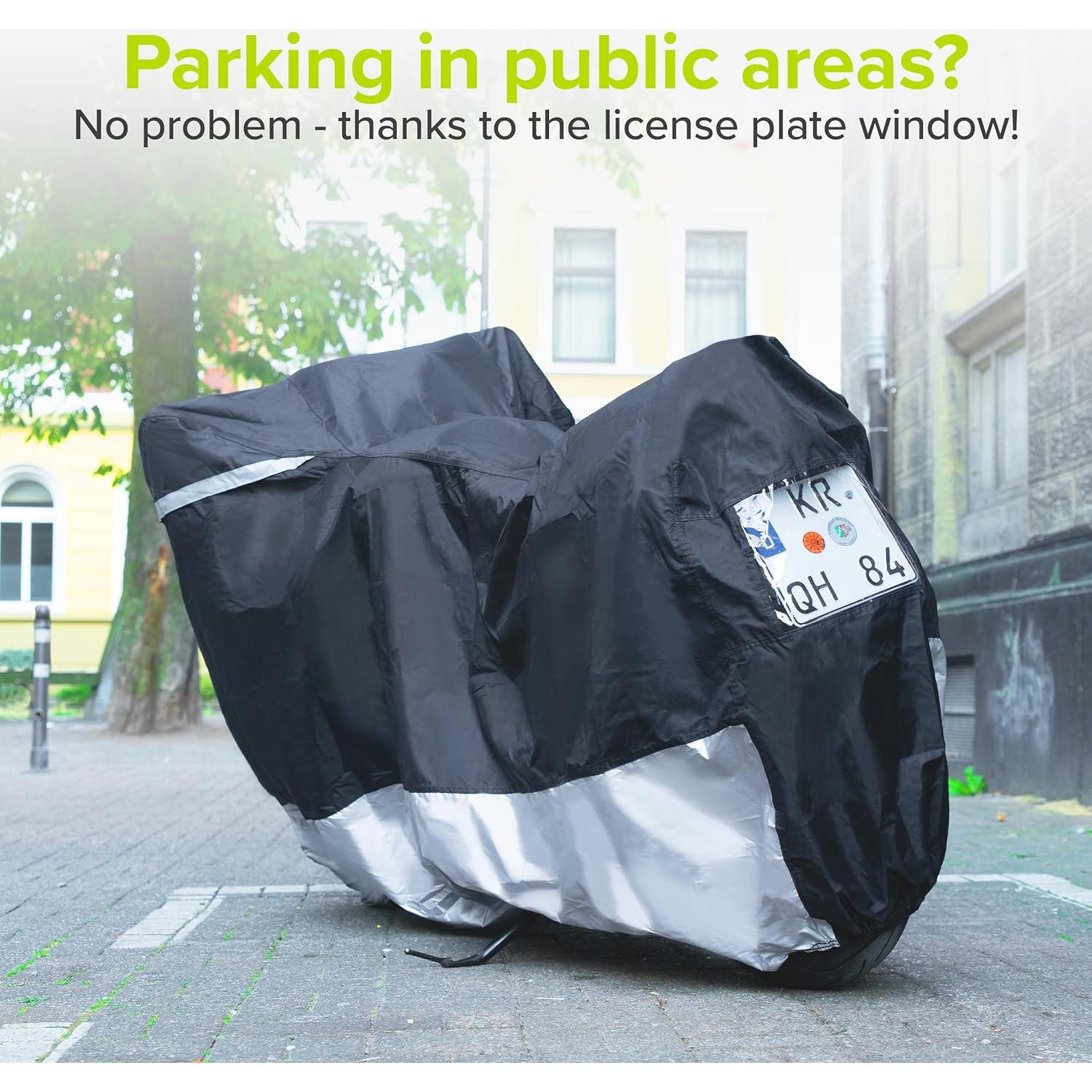 Funda para motocicleta VELMIA impermeable y resistente al calor