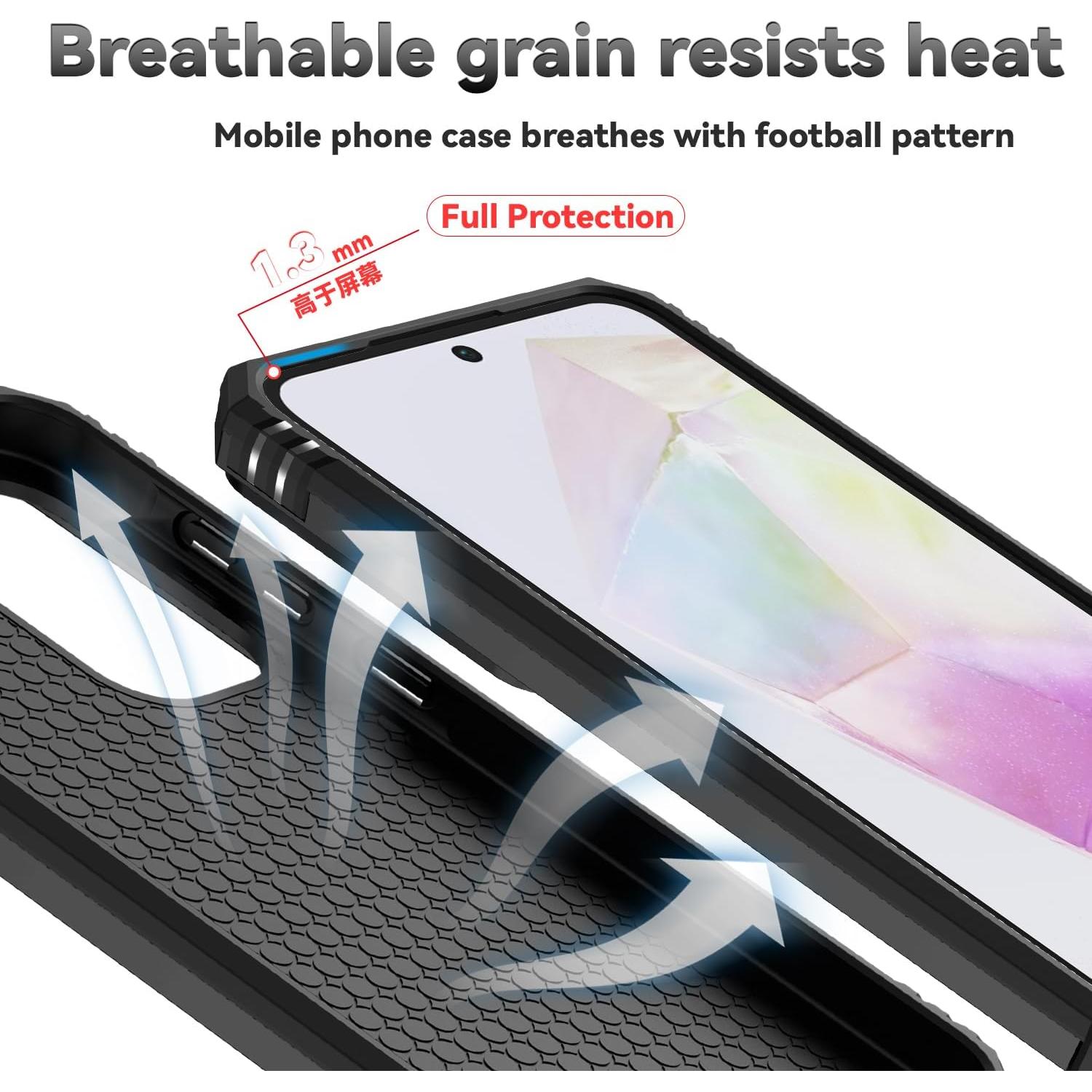 Funda Samsung Galaxy A36 5G con soporte anillo y protector HD