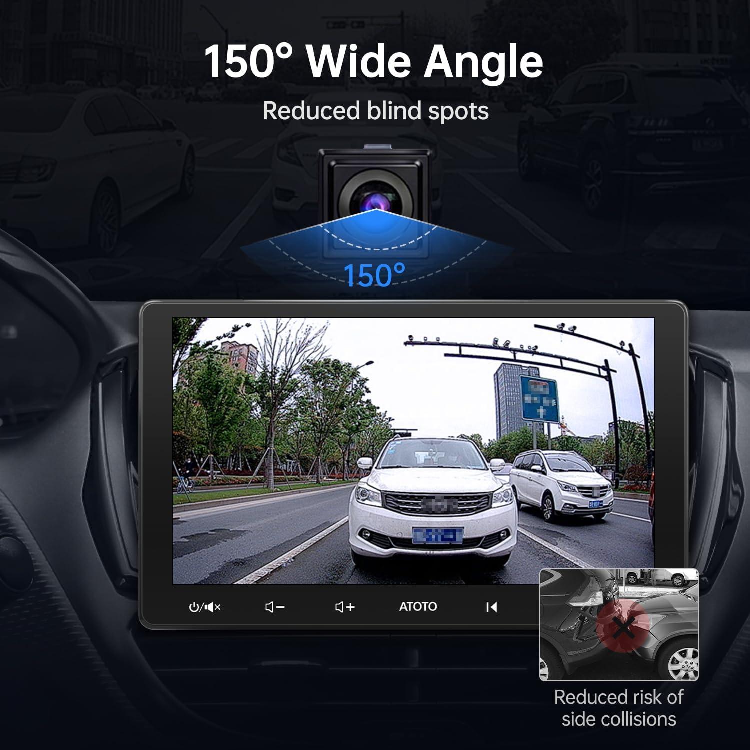 AC-HD02LR 720P HD Backup Camera with Live Rear View,150º Wide-Angle,Night Vision, IP67 Waterproof,Only Compatible with A5, A6, F7, S8, X10 Series