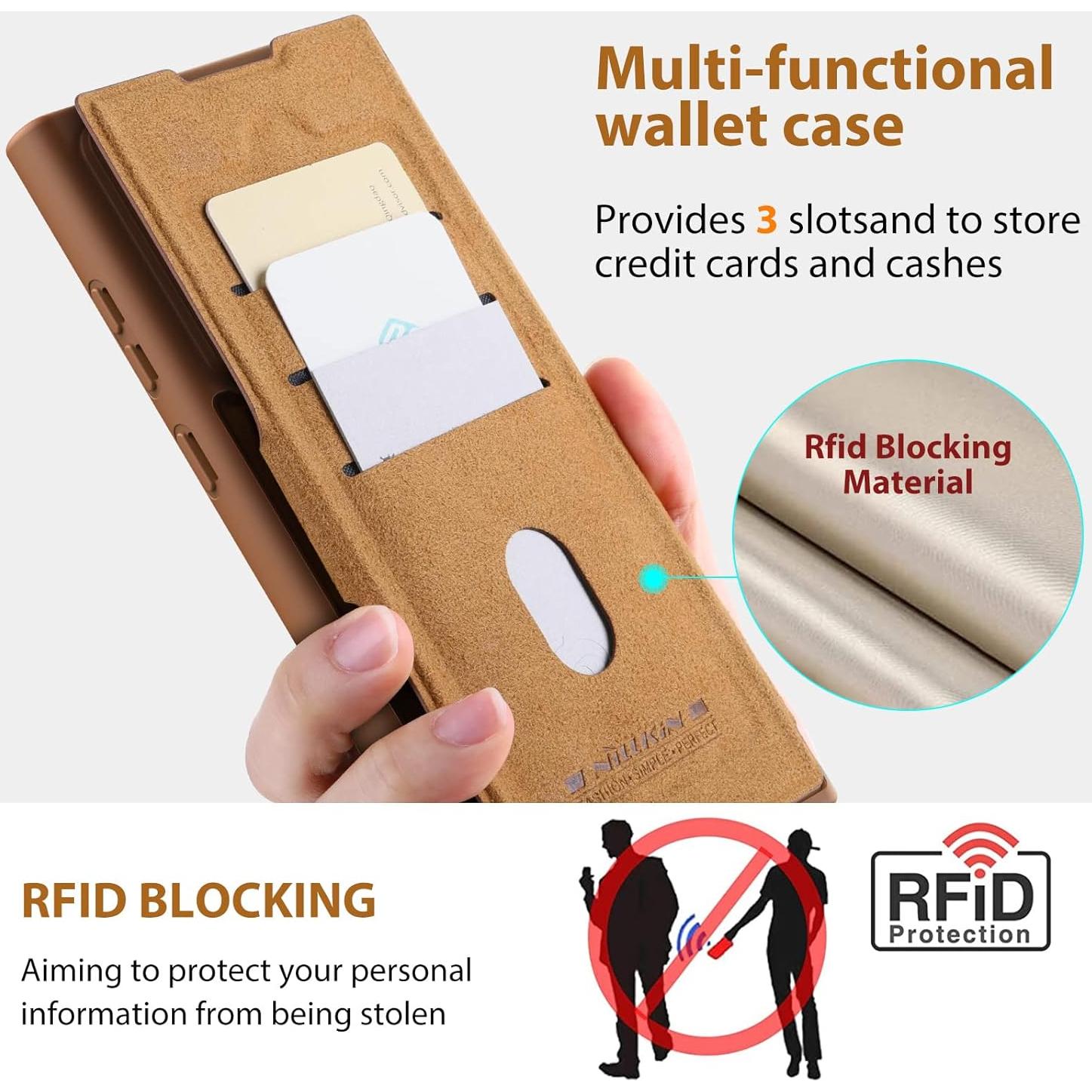 Funda de Cartera Nillkin para Samsung Galaxy S22 Ultra 2022