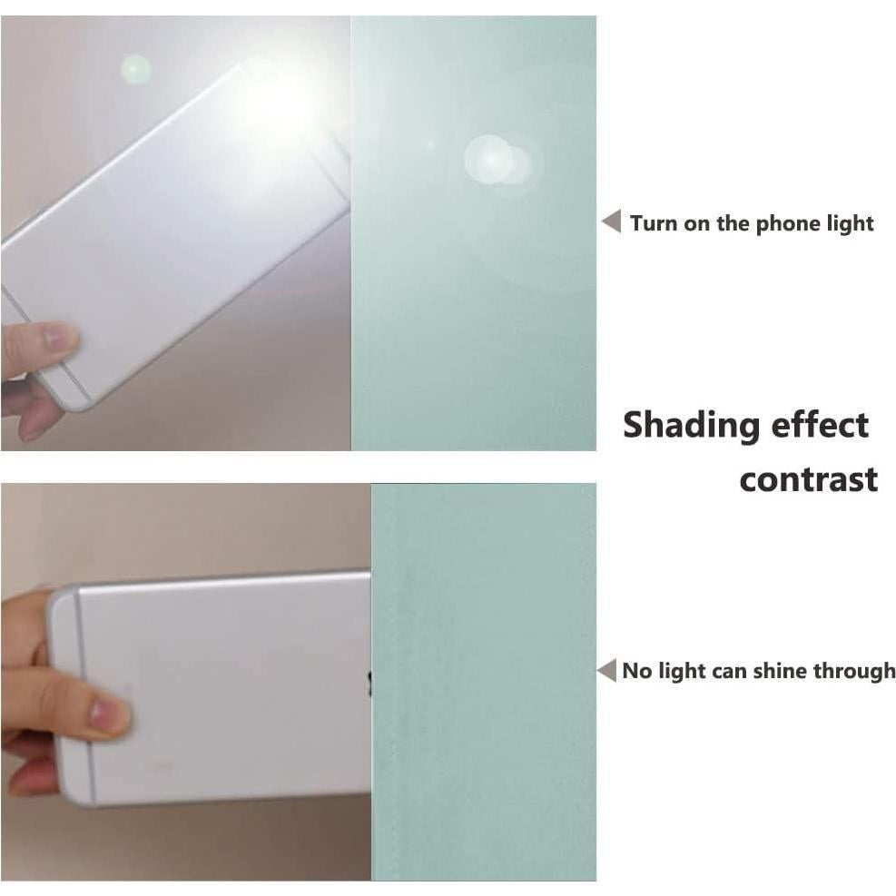 Cortinas Opacas NICETOWN Azul Aqua 94x102 cm Aislantes Térmicos