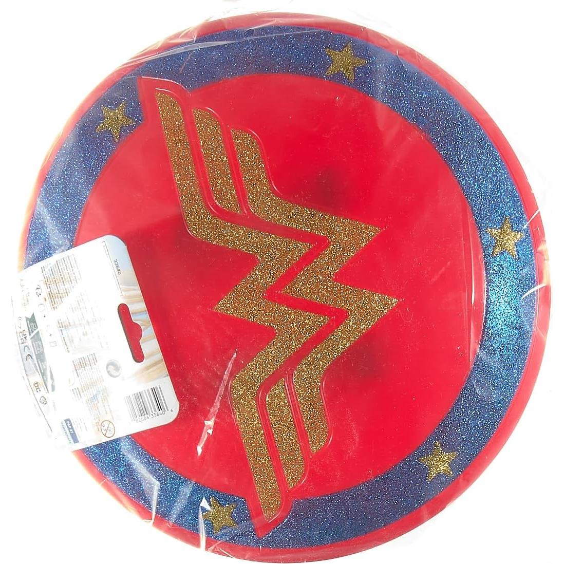Escudo Wonder Woman Rubies 30 cm para disfraces y Halloween