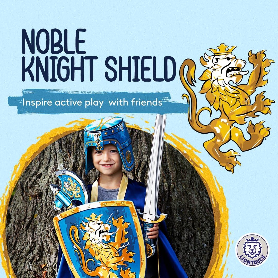 Escudo Noble Caballero Liontouch Azul Grande 44.9 x 35.1 cm