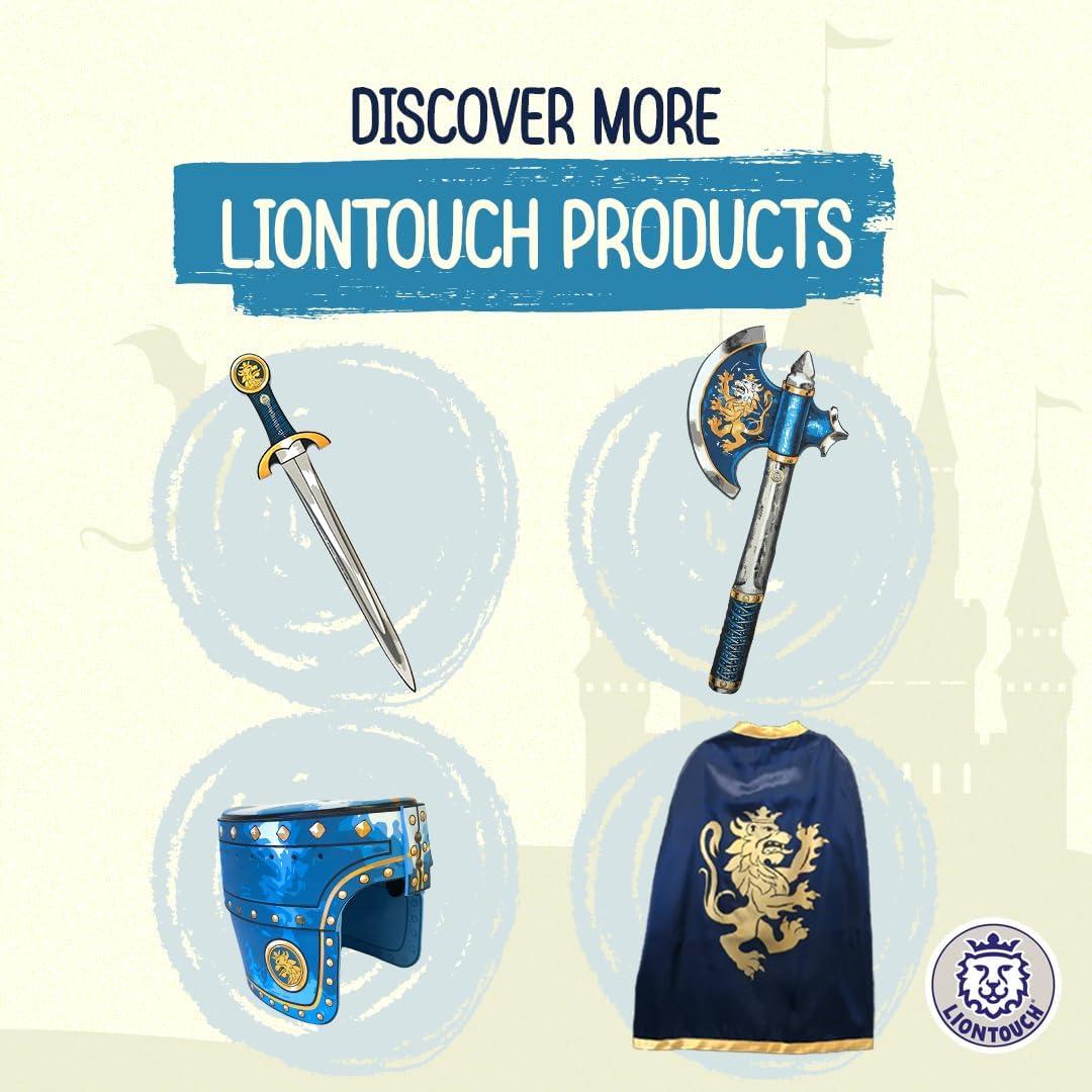 Escudo Noble Caballero Liontouch Azul Grande 44.9 x 35.1 cm