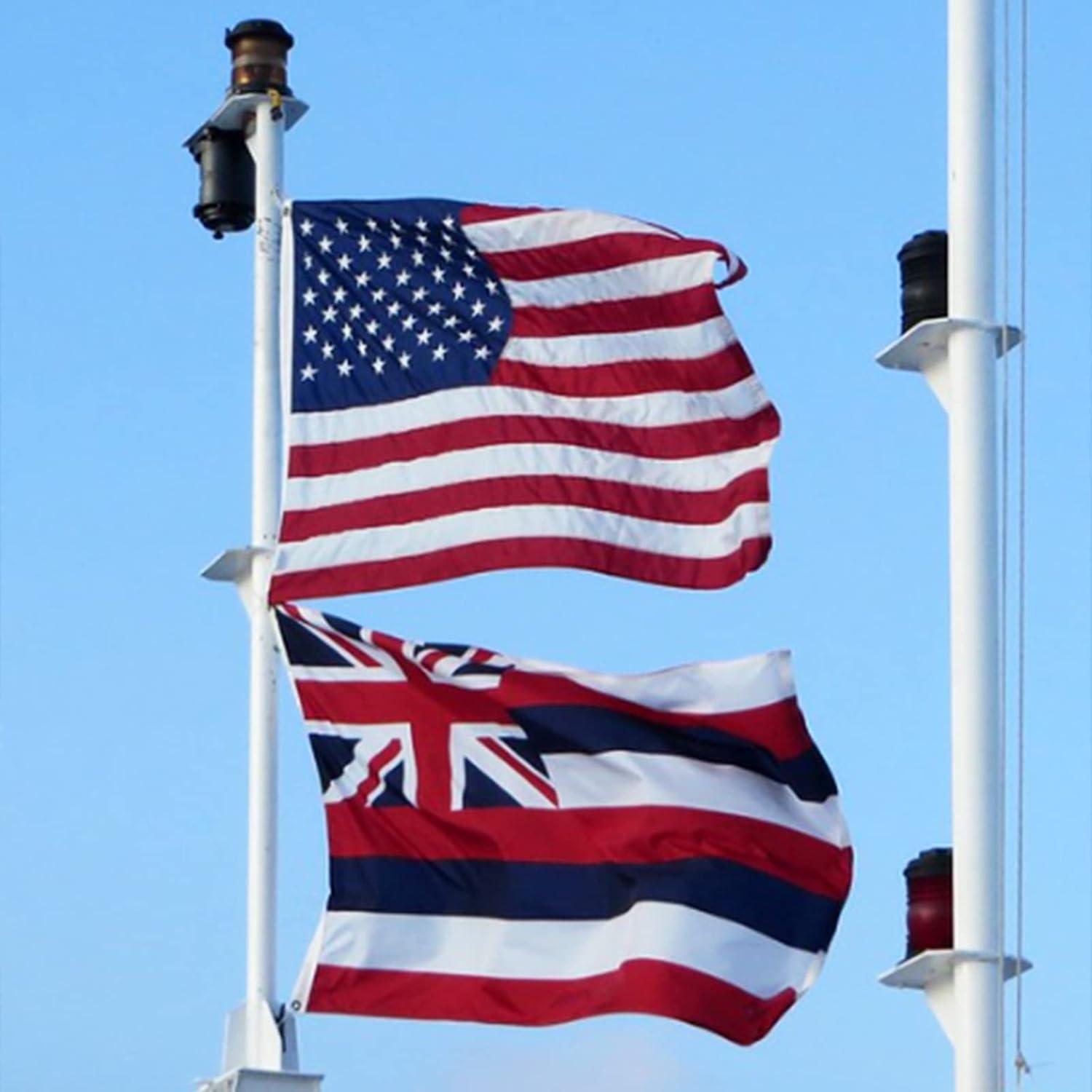 FLAGWIN Bandera Americana 30x45 cm para Barco Nylon Resistente