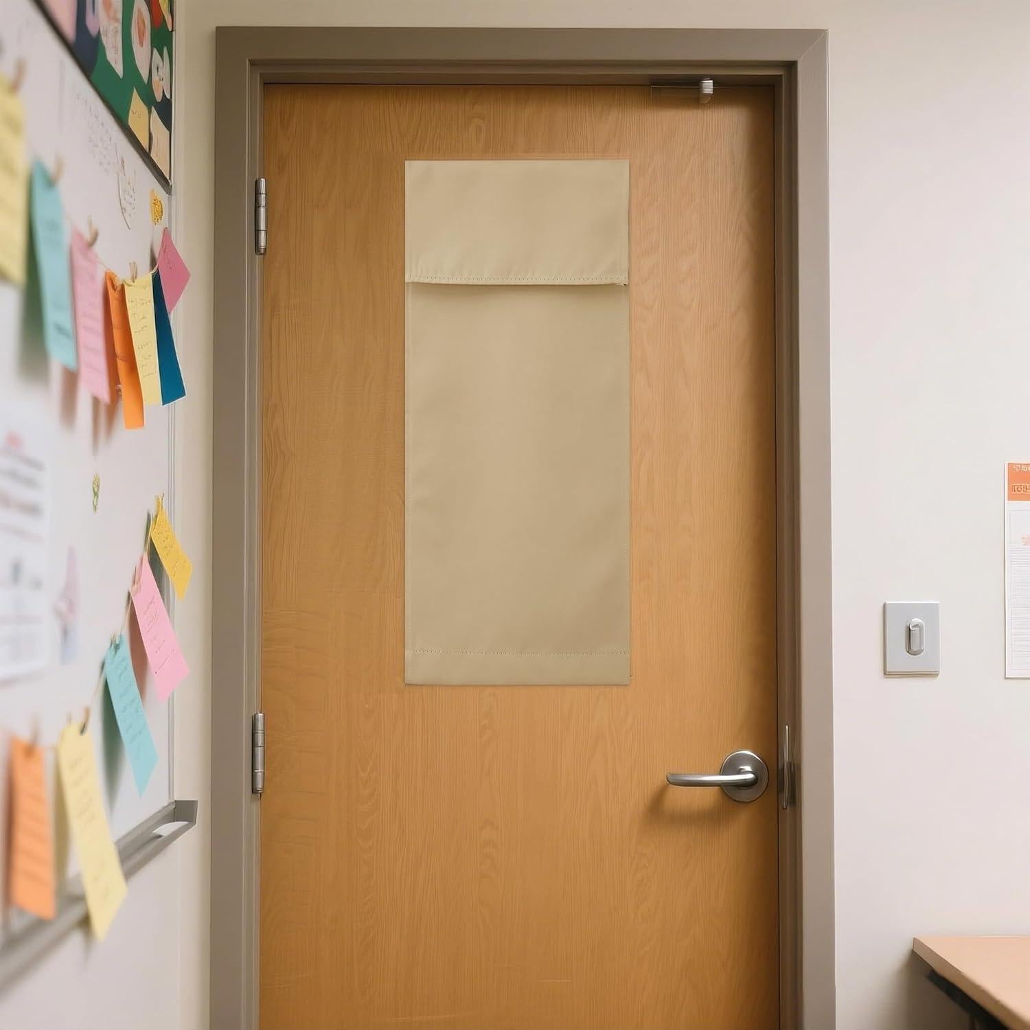 Cortina Opaca para Puerta NICETOWN 20x91 cm Beige Biscotti