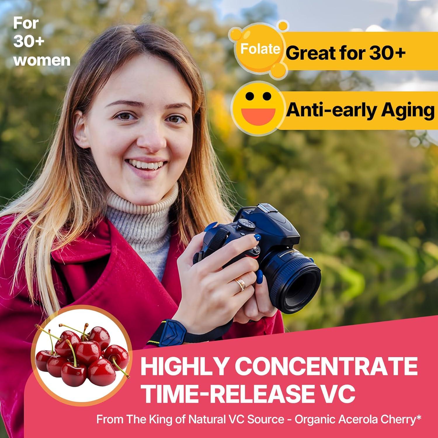 Gomitas Liposomales Vitamina C 1000mg D3 5000UI Zinc 60u