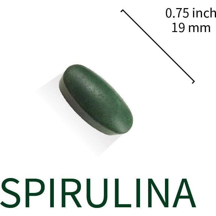 Espirulina Orgánica Lovita 1000mg 90 Tabletas Veganas