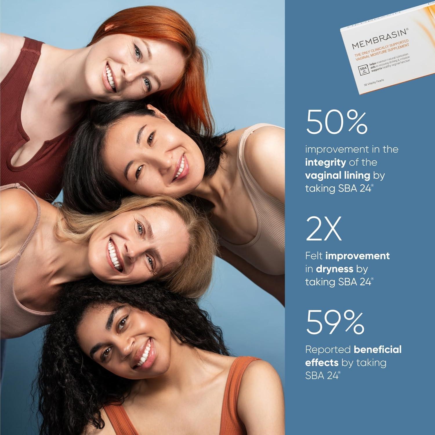 Membrasin Perlas de Vitalidad 30 Gelatinas para Hidratación Femenina