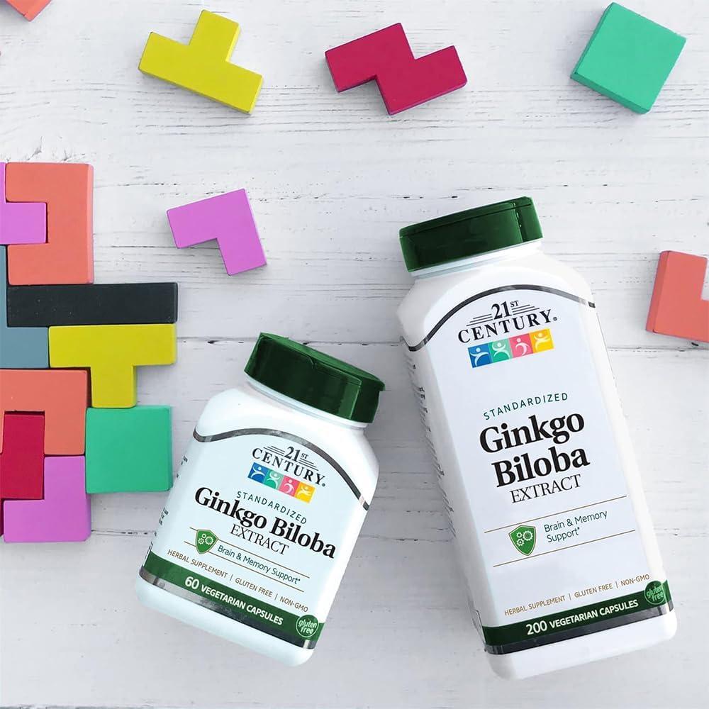 Extracto de Ginkgo Biloba Siglo 21 - 60 Cápsulas Veganas