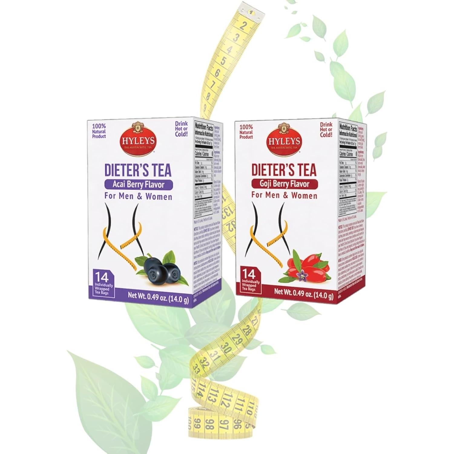 Té Detox para Dieta Hyleys Sabor Acai Berry - 336 Bolsitas