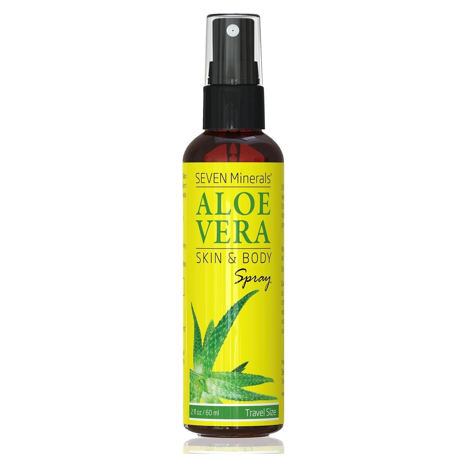 Spray de Aloe Vera Orgánico Seven Minerals 59 ml - Hidratante