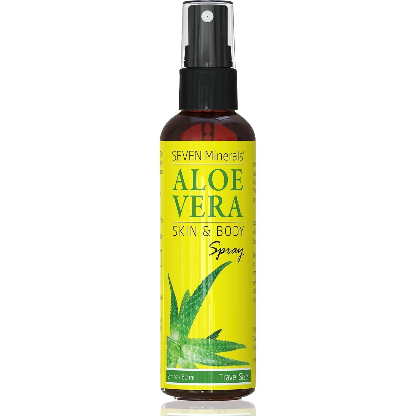 Spray de Aloe Vera Orgánico Seven Minerals 59 ml - Hidratante