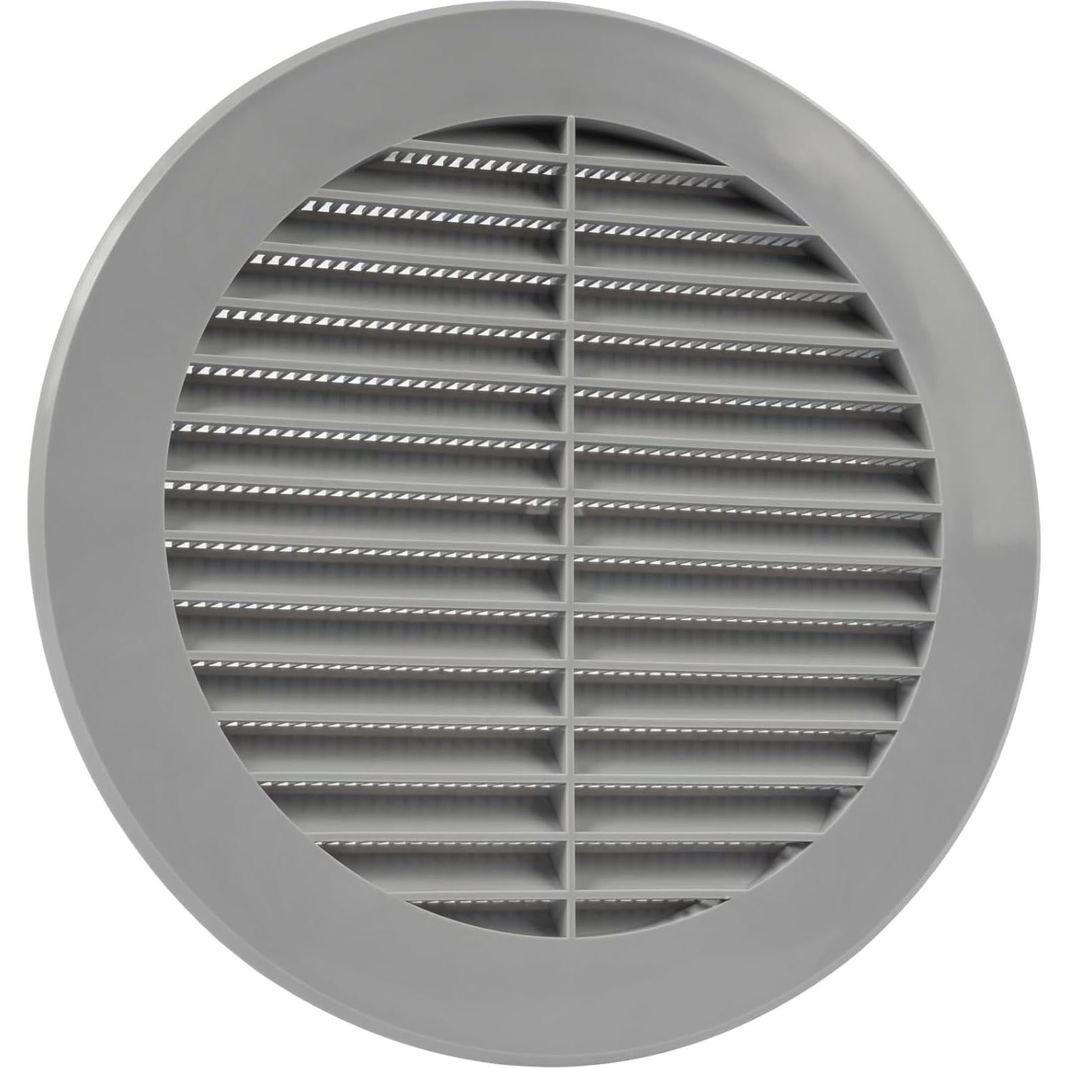 Cubierta de Ventilación Soffit Gris 15.24 cm - Rejilla con Malla