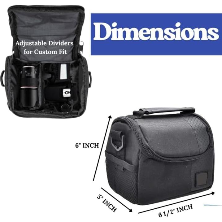 Bolsa de cámara pequeña acolchada Acuvar para DSLR y sin espejo