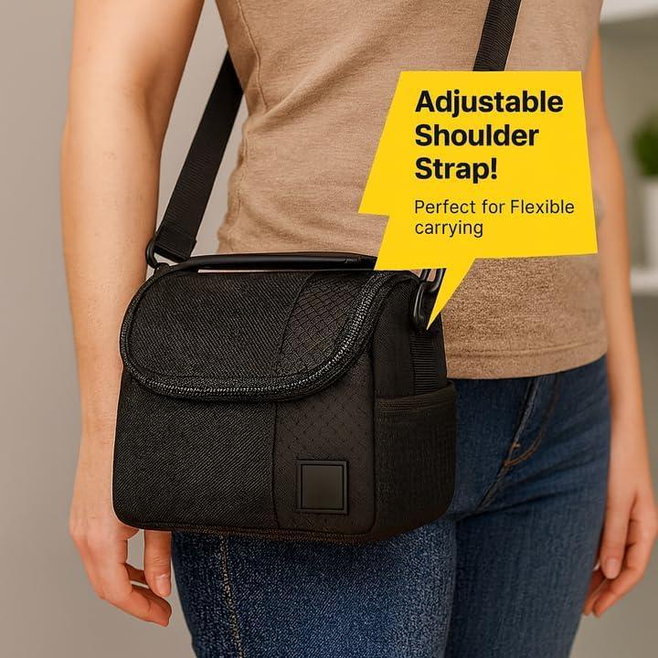 Bolsa de cámara pequeña acolchada Acuvar para DSLR y sin espejo